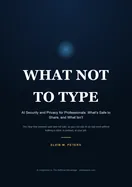 What Not to Put Into AI cover